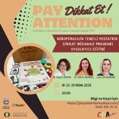 Nörolojik Temelli Pediatrik Dikkat Müdahale Programı Uygulayıcı Eğitimi