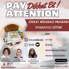 Nörolojik Temelli Pediatrik Dikkat Müdahale Programı Uygulayıcı Eğitimi