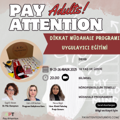 Nörolojik Temelli Yetişkin Dikkat Müdahale Programı Uygulayıcı Eğitimi